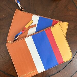 Colorful Striped Clutch